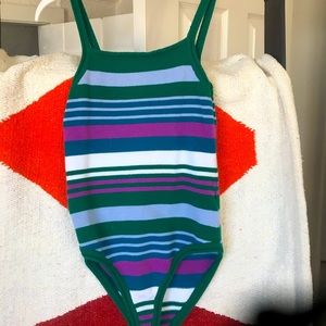 Free people striped bodysuit